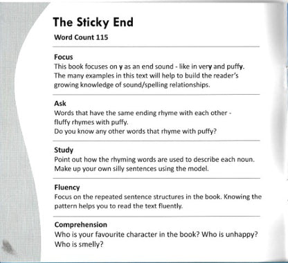 Funny Photo Phonics The Sticky End