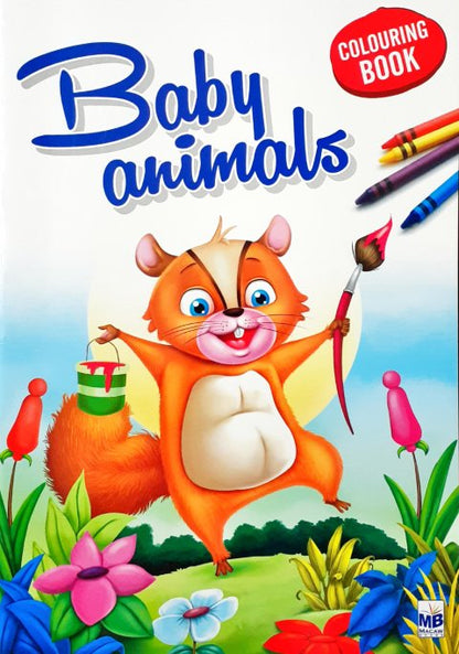 Baby Animals Colouring Book