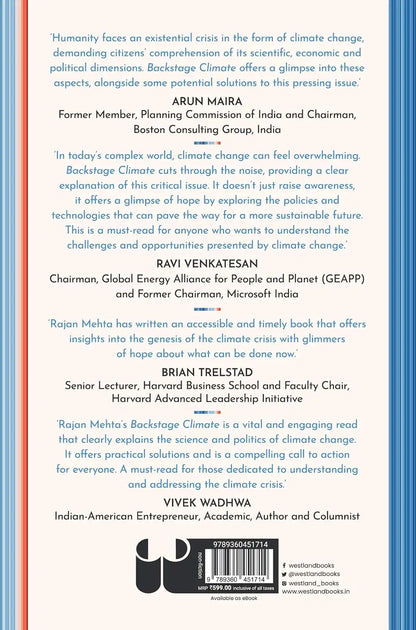 Backstage Climate : The Science And Politics Behind Climate Change | Hardcover
