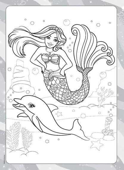 Barbie A Touch Of Magic : Colouring Adventures | Mattel