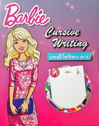 Girl Math Barbie Writing Barbie Cursive Writing Small Letters a-z – Books and You