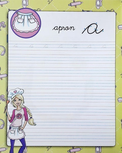 Barbie Cursive Writing Small Letters a-z – Books and You