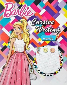 Barbie Cursive Writing Words