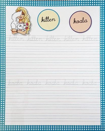 Barbie Cursive Writing Words – Books and You