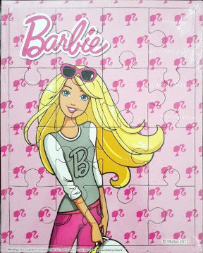 Barbie 16 Pieces Jigsaw Puzzle & Fabulous Copy Colouring Book (Fun Puzzle & Book)