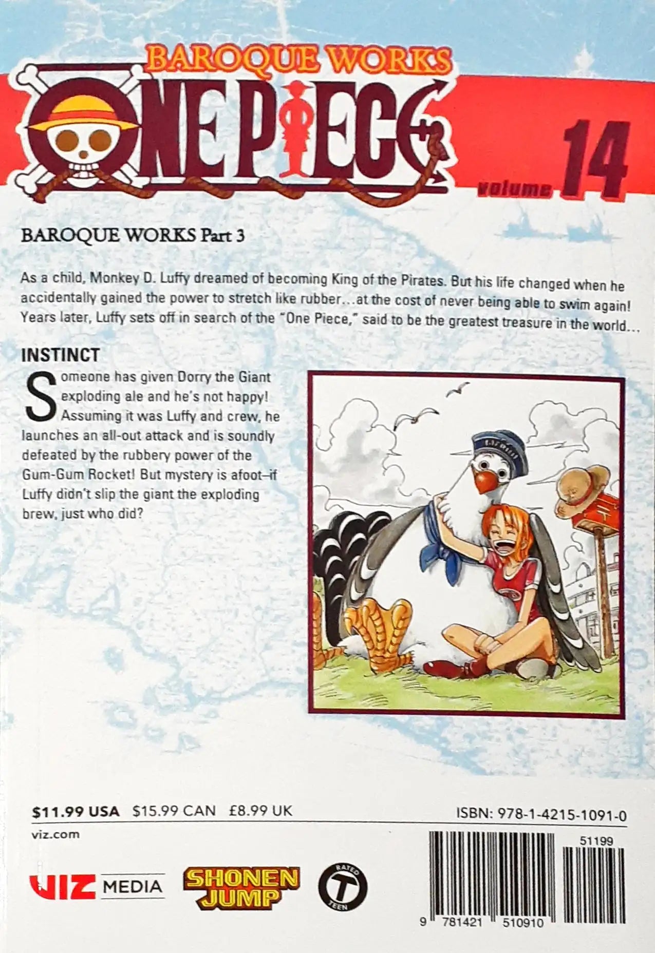 One Piece : Volume 14 -  Instinct