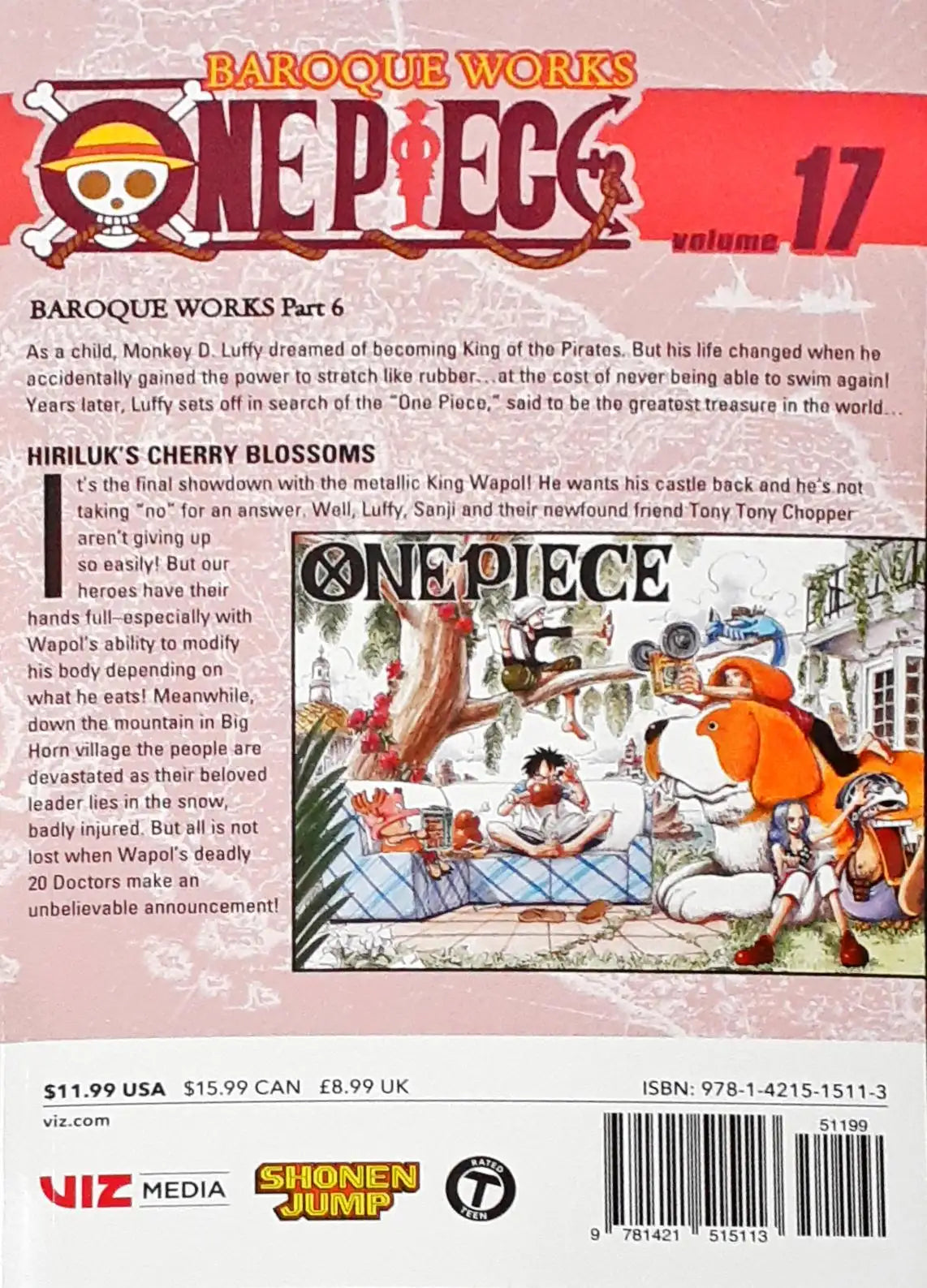 One Piece : Volume 17 - Hiriluk's Cherry Blossoms