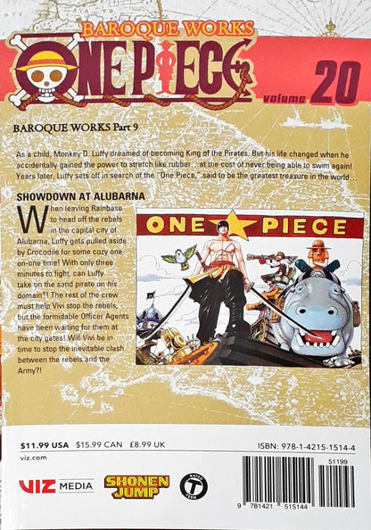 One Piece : Volume 20 - Showdown at Alubarna