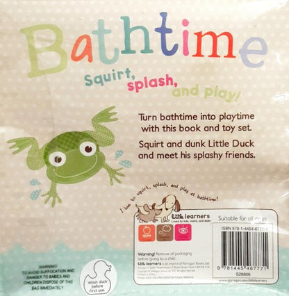 Bathtime Bath Book and Squirting Duck Toy