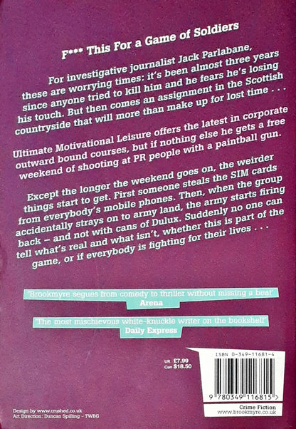 Jack Parlabane #4 : Be My Enemy (P)