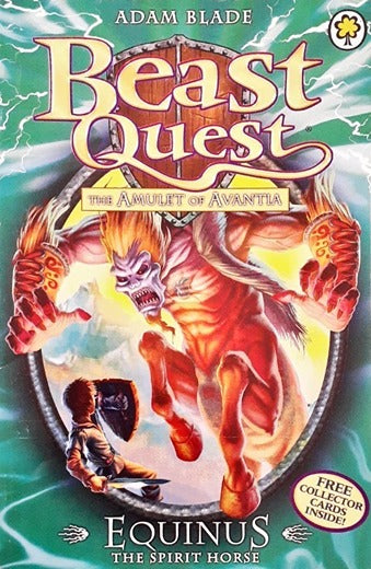 Beast Quest The Amulet of Avantia Equinus The Spirit Horse Beast Quest 20 Collector Cards Inside