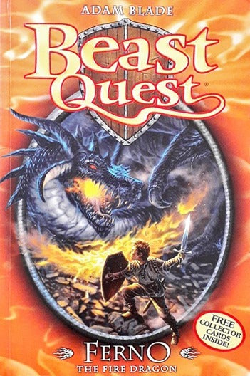 Beast Quest Series 1 Ferno The Fire Dragon Beast Quest 1 Collector Cards Inside