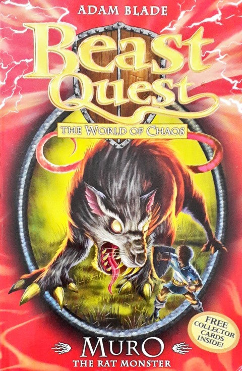 Beast Quest The World of Chaos Muro The Rat Monster Beast Quest 32 Collector Cards Inside