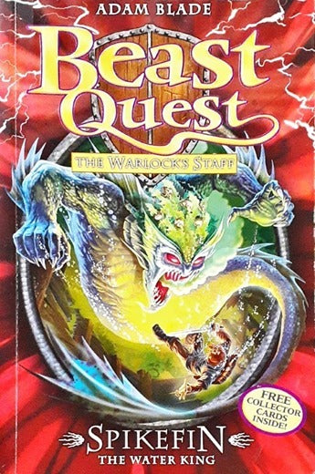 Beast Quest The Warlocks Staff Spikefin The Water King Beast Quest 53 Collector Cards Inside