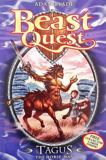 Beast Quest Series 1 Tagus The Horse Man Beast Quest 4 Collector Cards Inside