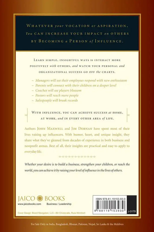 Becoming A Person Of Influence