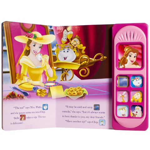 Disney Princess Beauty And The Beast Belle's Tea Party Sound Book With 7 Enchanting Sounds