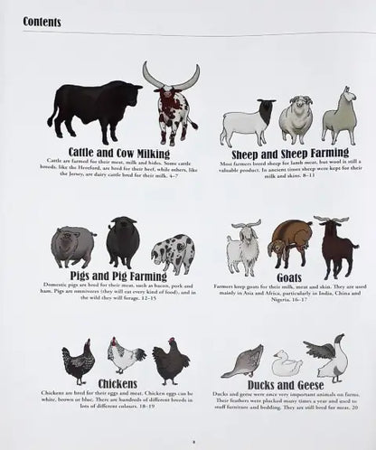 Big Farms, Little Farms : A Visual Guide to Farms and Farm Animals