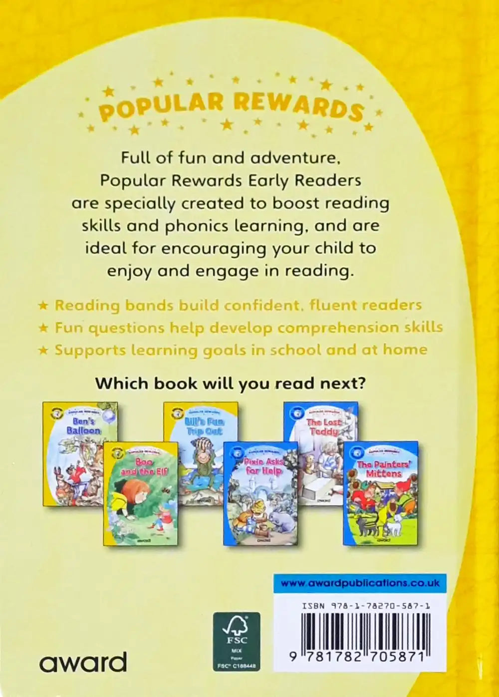Bill's Fun Trip Out : Popular Rewards - Yellow Early Reader