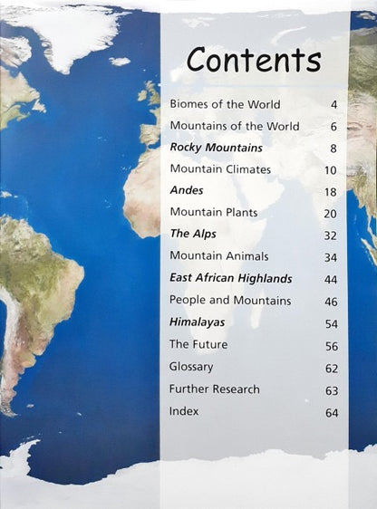 Biomes Atlases Mountains and Highlands