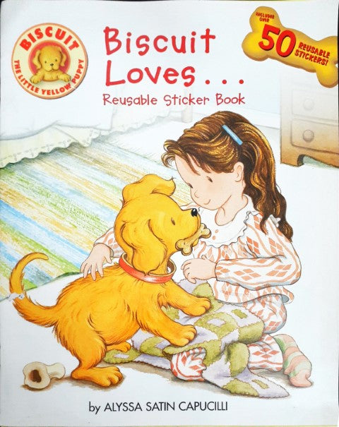 Biscuit Loves Reusable Sticker Book Includes Over 50 Reusable Stickers