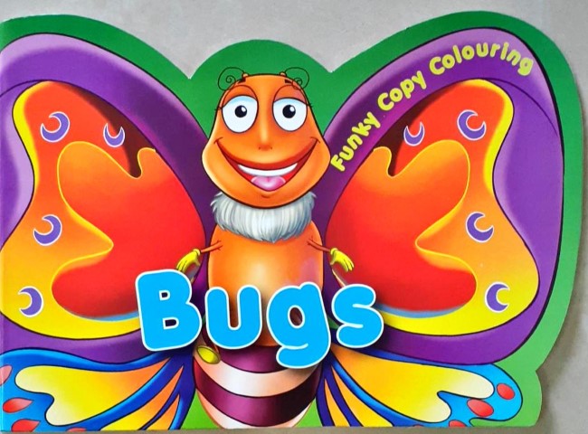 Bugs - Funky Copy Colouring