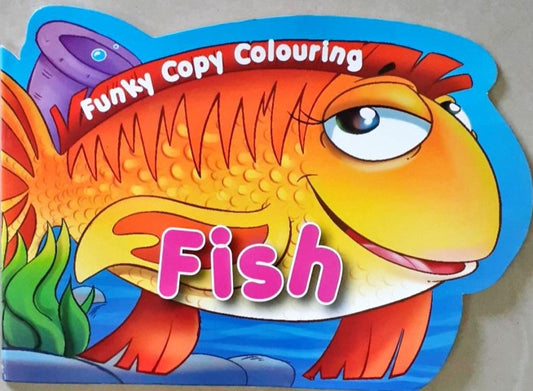 Fish - Funky Copy Colouring