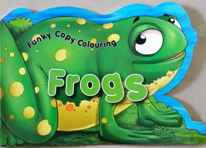 Frogs - Funky Copy Colouring