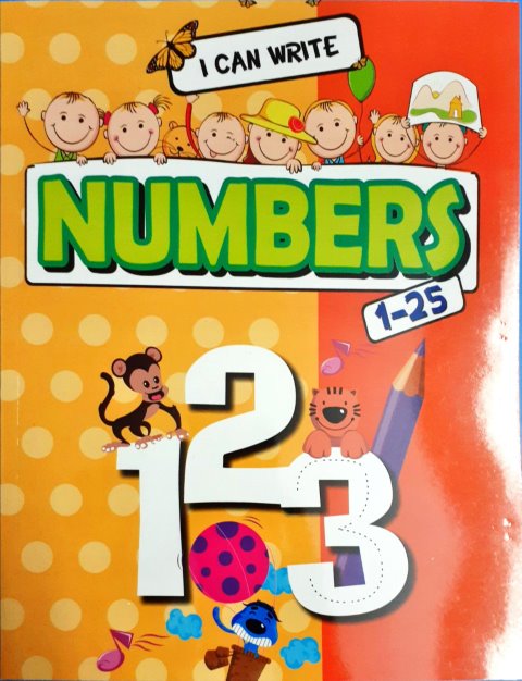 I Can Write Numbers 1 - 25