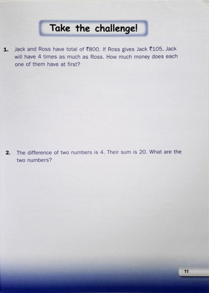 Word Problems in Maths 4