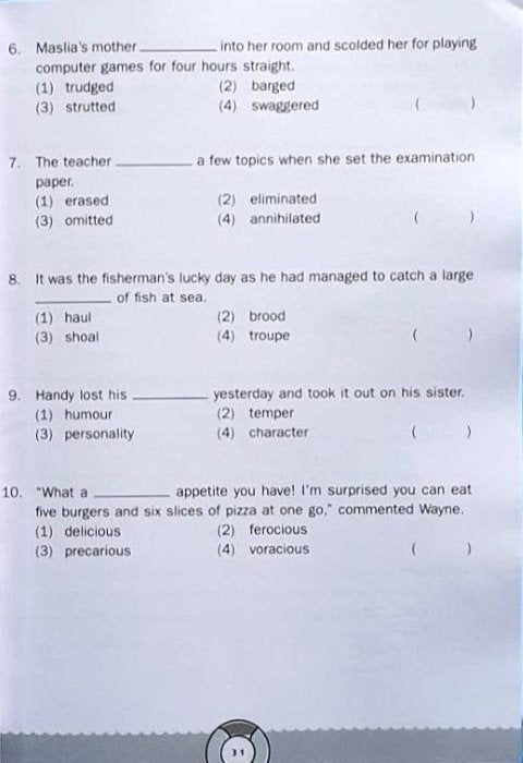 Grammar & Vocabulary 4