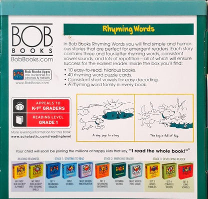 Bob Books Rhyming Words Box Set