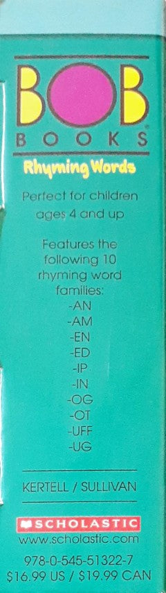 Bob Books Rhyming Words Box Set