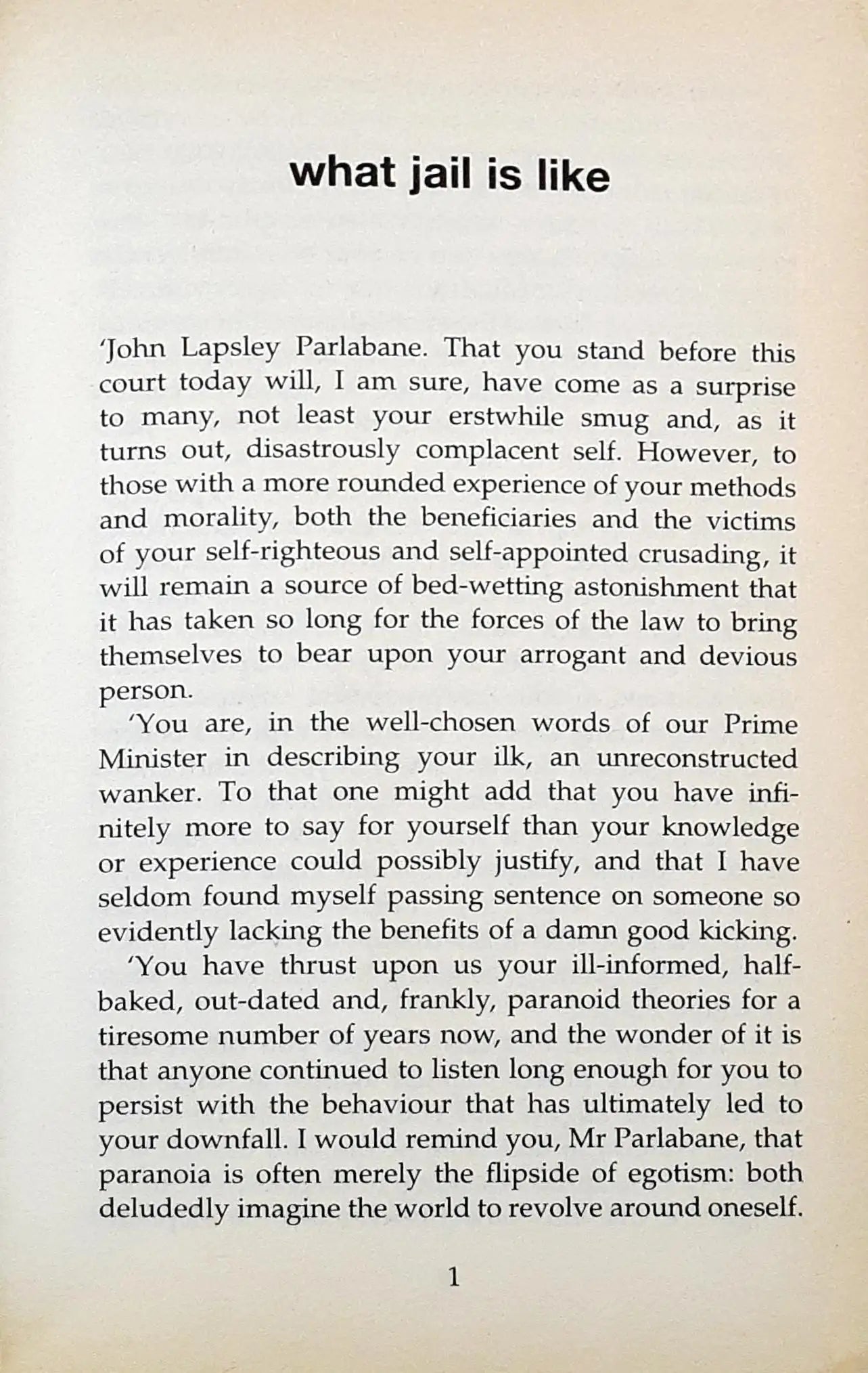 Jack Parlabane #3 : Boiling a Frog (P)