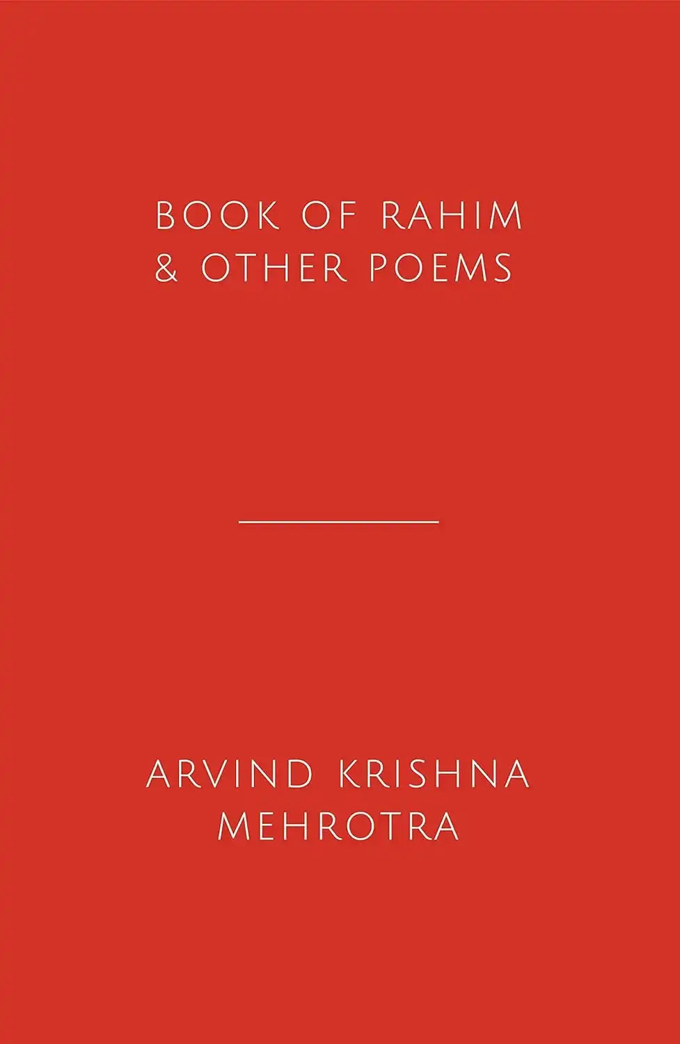 Book Of Rahim & Other Poems