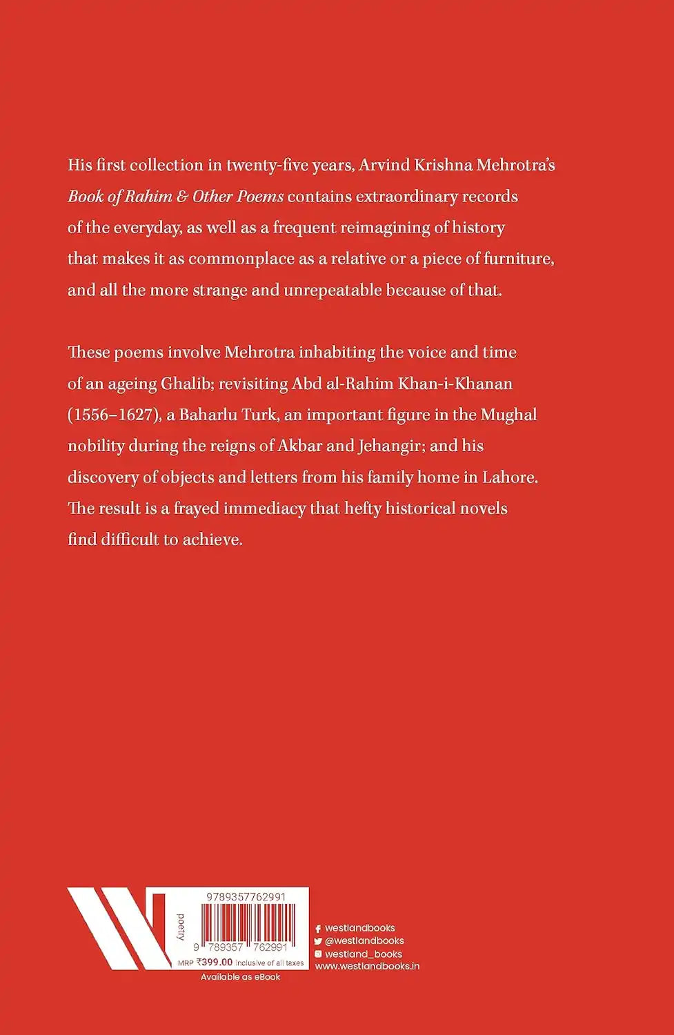 Book Of Rahim & Other Poems