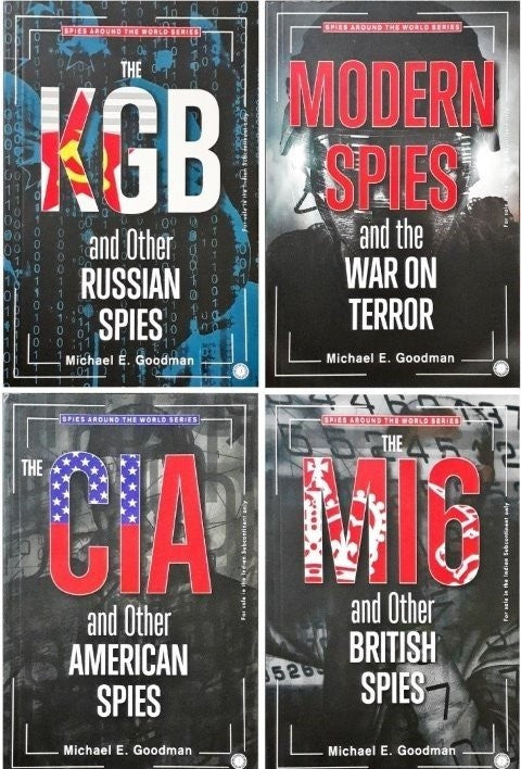 Spies Around The World Series Set of 4 Books The KGB MI6 CIA and Modern Spies