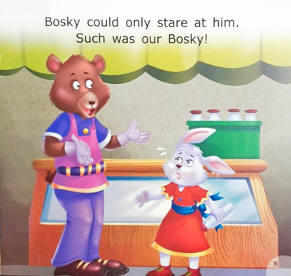 Bosky And The Parcel Level 1 - Little Friends Moral Stories