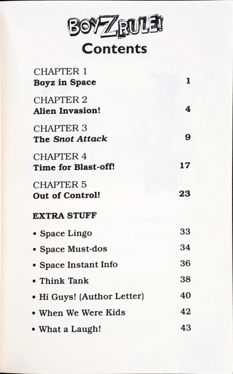 Space Invaders : Boyz Rule! – Books and You