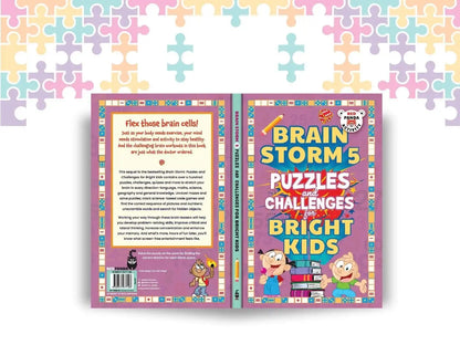Brain Storm 5 : Puzzles And Challenges For Smart Kids
