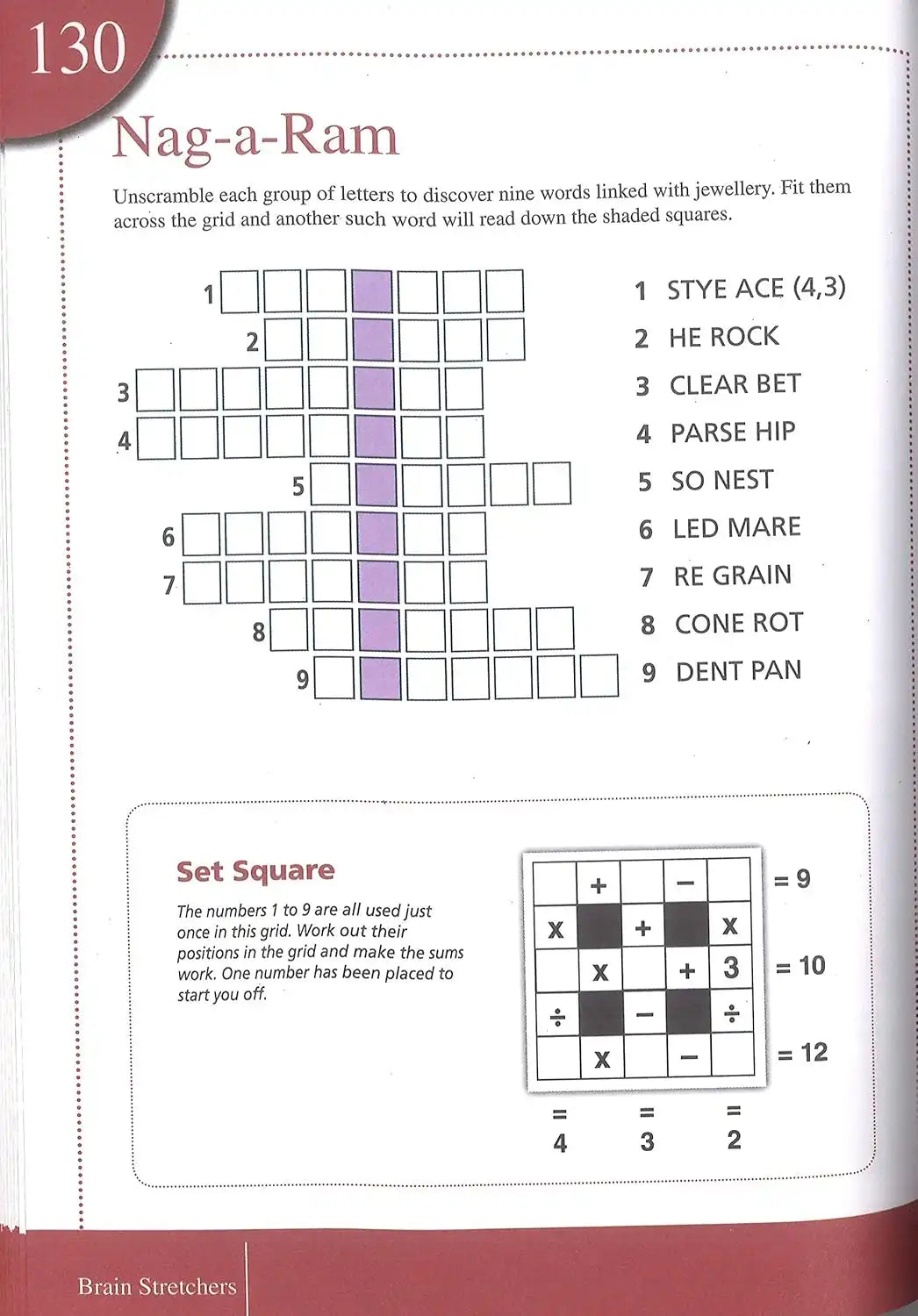 Brain Stretchers : Puzzles Book 1