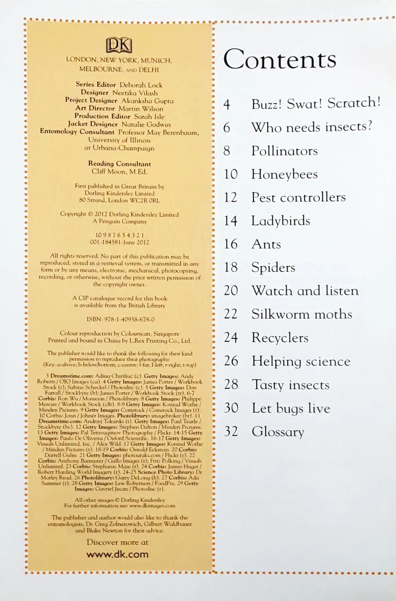 Bugs and Us : DK Readers Level 1 (P)