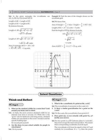 CBSE NCERT Textbook Solutions Mathematics Part-1 (Ganita Manjari) Class 9
