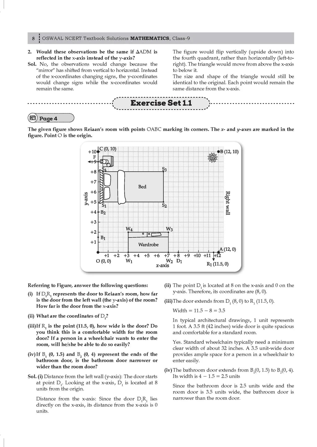 CBSE NCERT Textbook Solutions Mathematics Part-1 (Ganita Manjari) Class 9