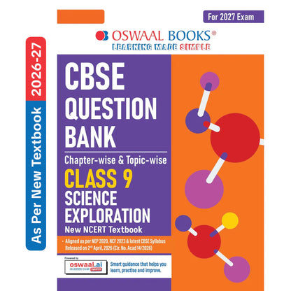 Oswaal CBSE Question Bank Science Exploration : Class 9 (Latest NCERT)