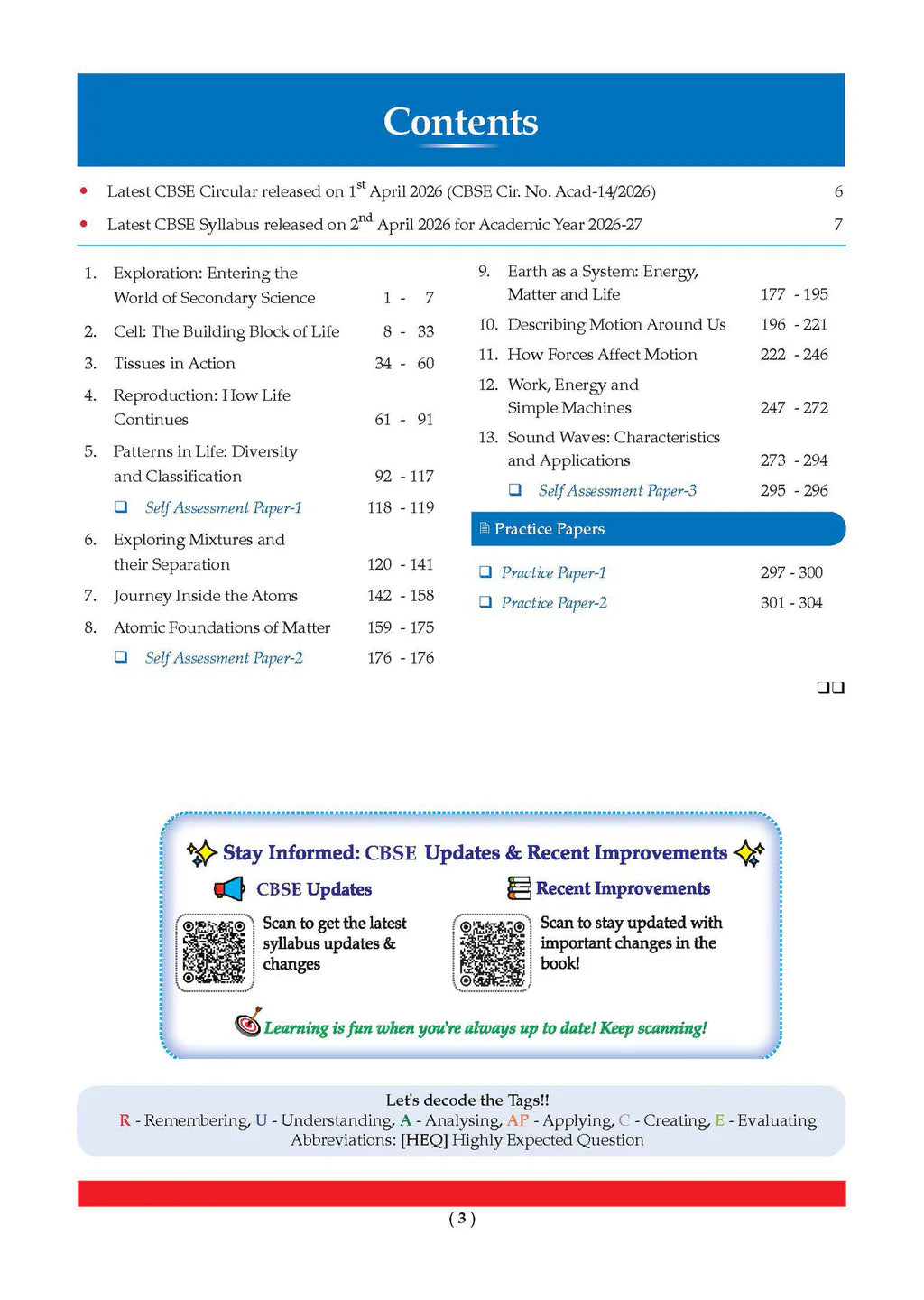 Oswaal CBSE Question Bank Science Exploration : Class 9 (Latest NCERT)