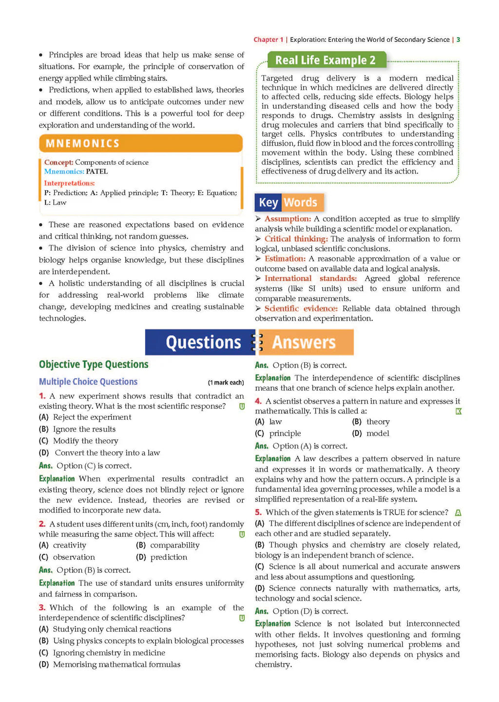 Oswaal CBSE Question Bank Science Exploration : Class 9 (Latest NCERT)