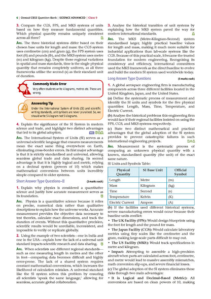 Oswaal CBSE Science Advance Level Question Bank Chapter-wise & Topic-wise Class 9 (Latest NCERT)