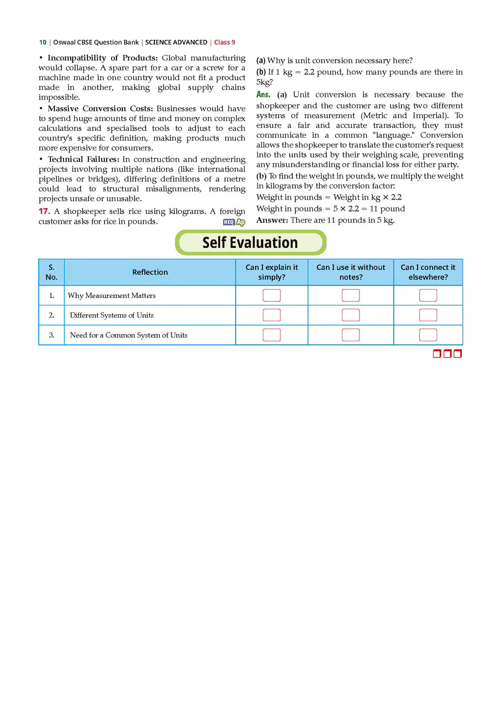 Oswaal CBSE Science Advance Level Question Bank Chapter-wise & Topic-wise Class 9 (Latest NCERT)