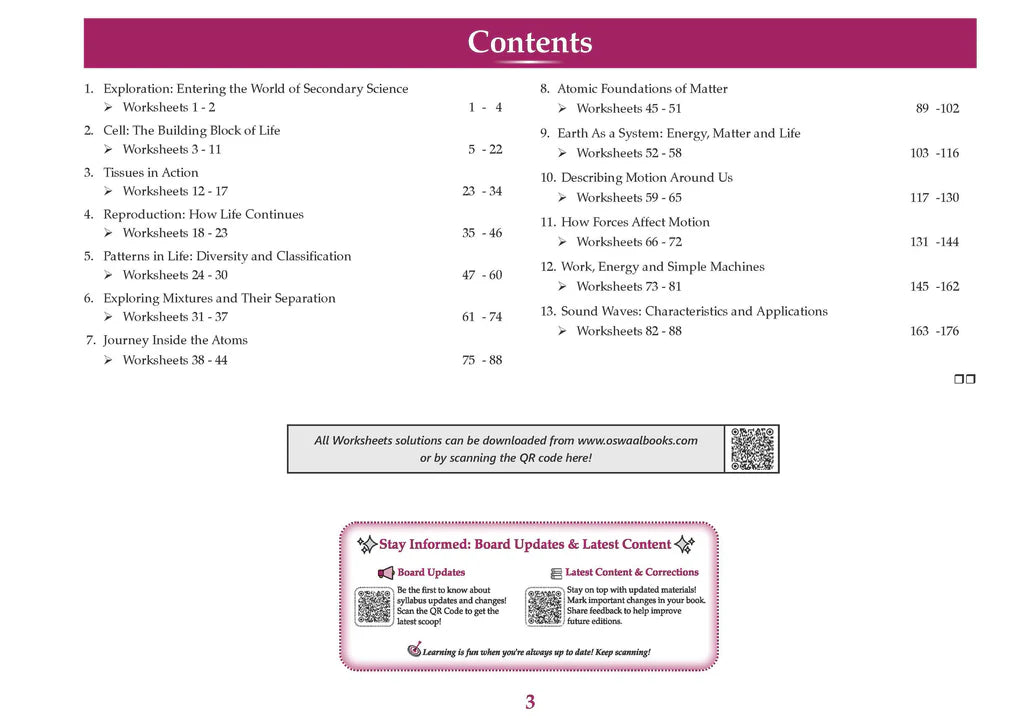 CBSE Workbook Science Standard Exploration : Class 9 (Latest NCERT)